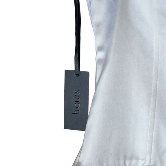 H:ours REVOLVE Tabitha Bodysuit in White Satin Corset Look XL - Picture 10 of 12